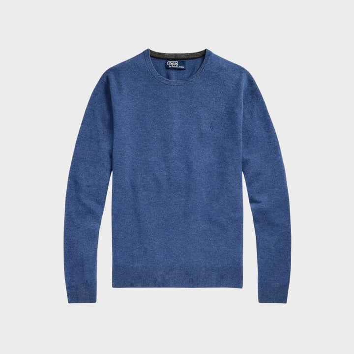 Ralph Lauren Wool Crewneck Jumper i blå.