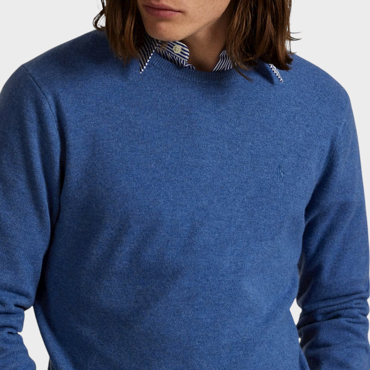 Ralph Lauren Wool Crewneck sweater i blå til herrer.