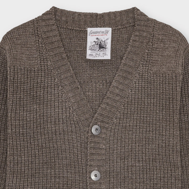 S.N.S. Herning Rank-III Cardigan I Terra Brown