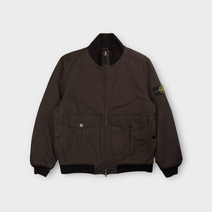 Stone Island 41849 David-TC Bomber Jacket In Black