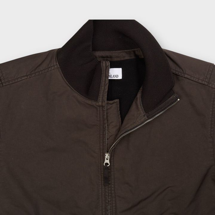 Stone Island 41849 David-TC Bomber Jacket In Black