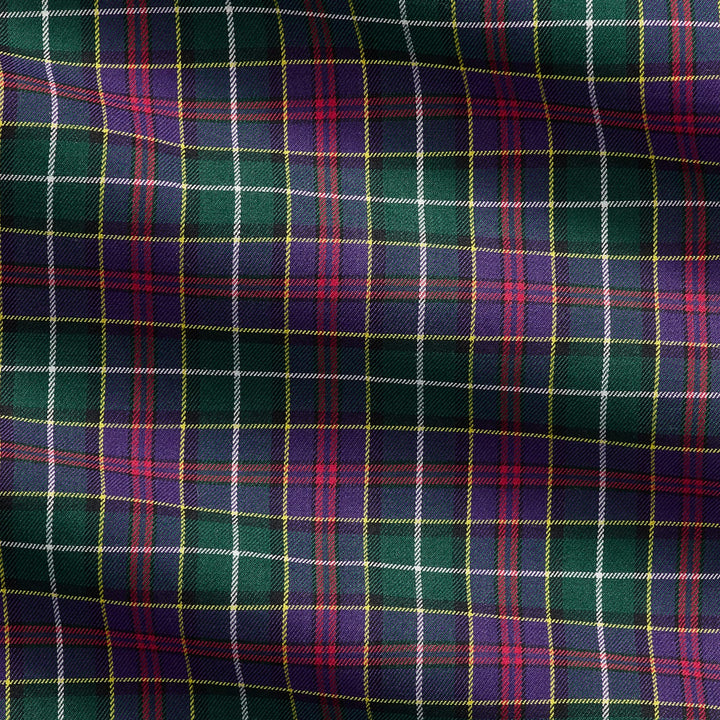 RALPH LAUREN Twill skjorte I Grøn/Lilla
