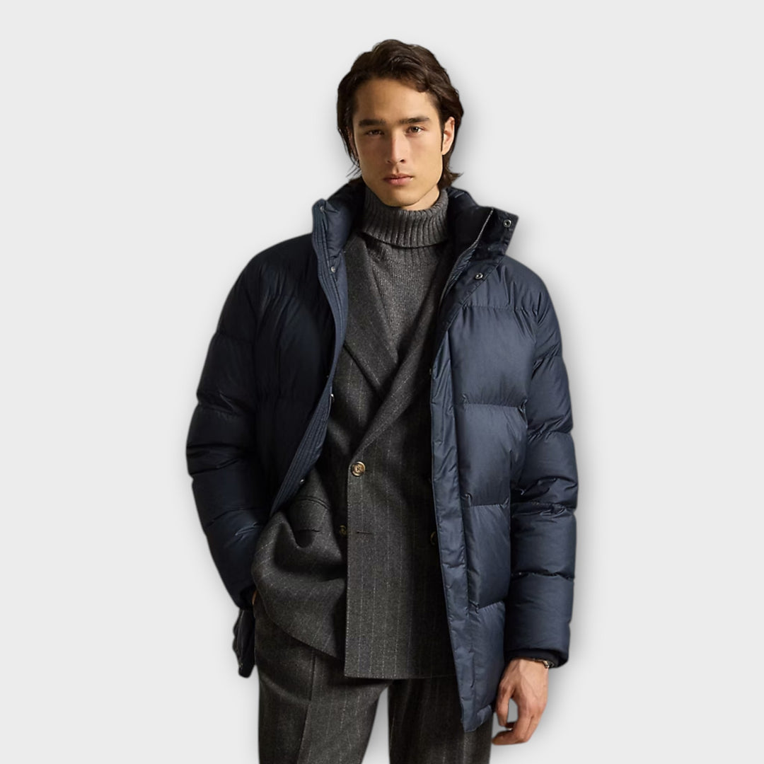 Ralph Lauren The Decker Matte Down Coat I Navy