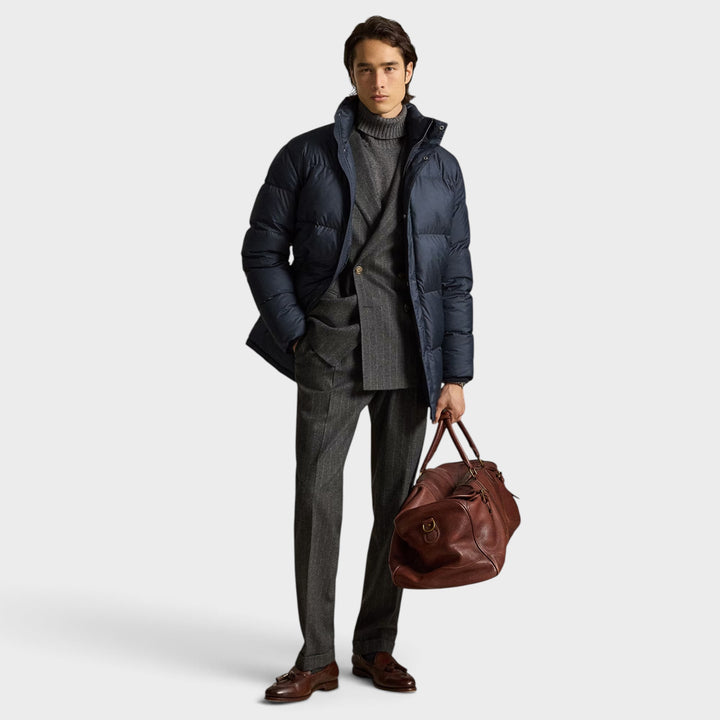 Ralph Lauren The Decker Matte Down Coat I Navy