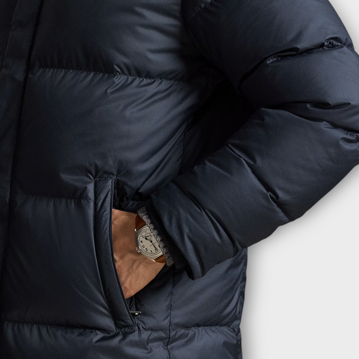 Ralph Lauren The Decker Matte Down Coat I Navy