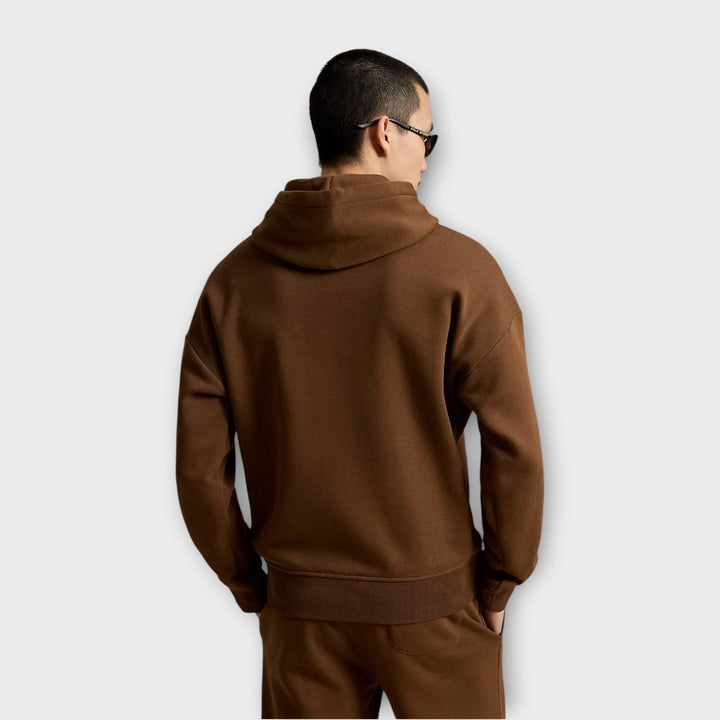Ralph Lauren Klassisk Hoodie I Brun