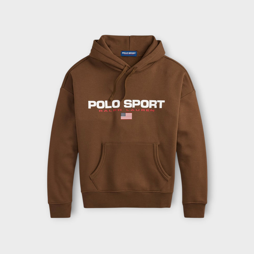 Ralph Lauren Klassisk Hoodie I Brun