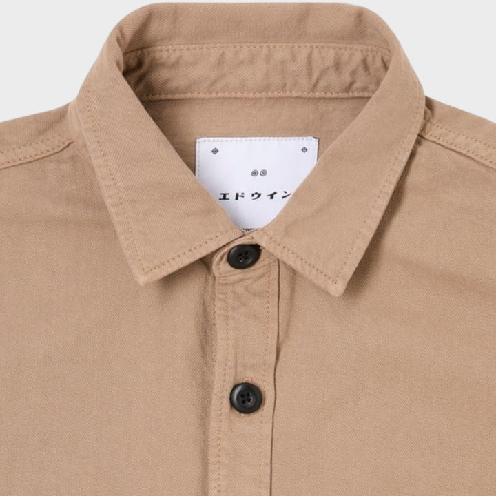 Edwin Sebastian Overshirt In Sand