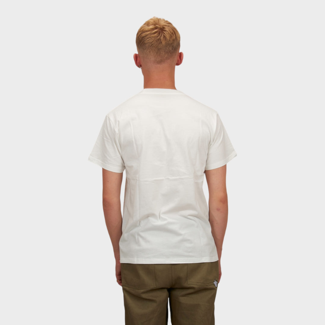 Snow Peak Soft Cotton Logo Short Sleeve T-Shirt In White