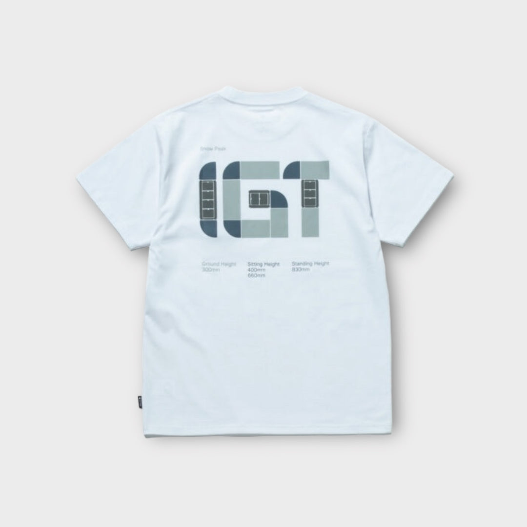 Snow Peak IGT Logo T-shirt In White