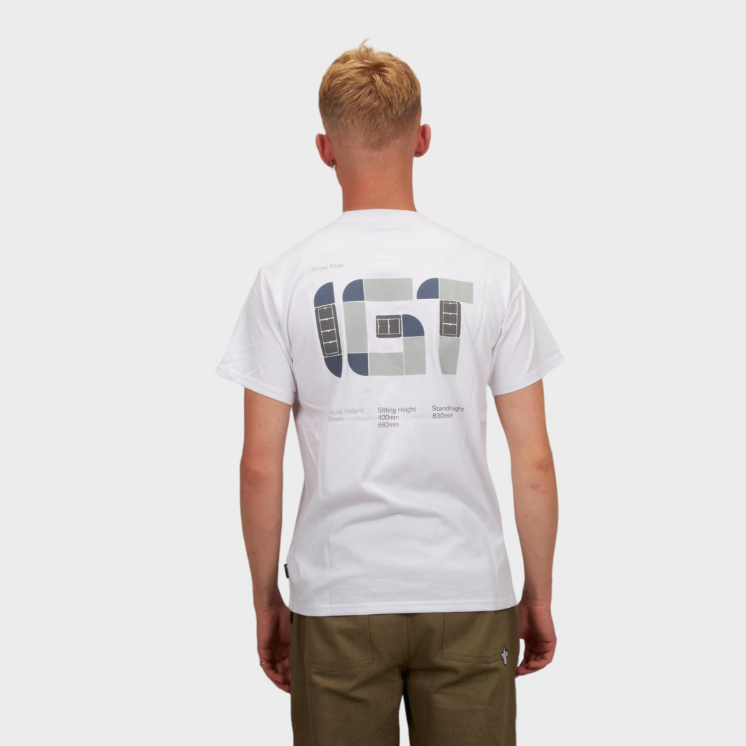 Snow Peak IGT Logo T-shirt In White