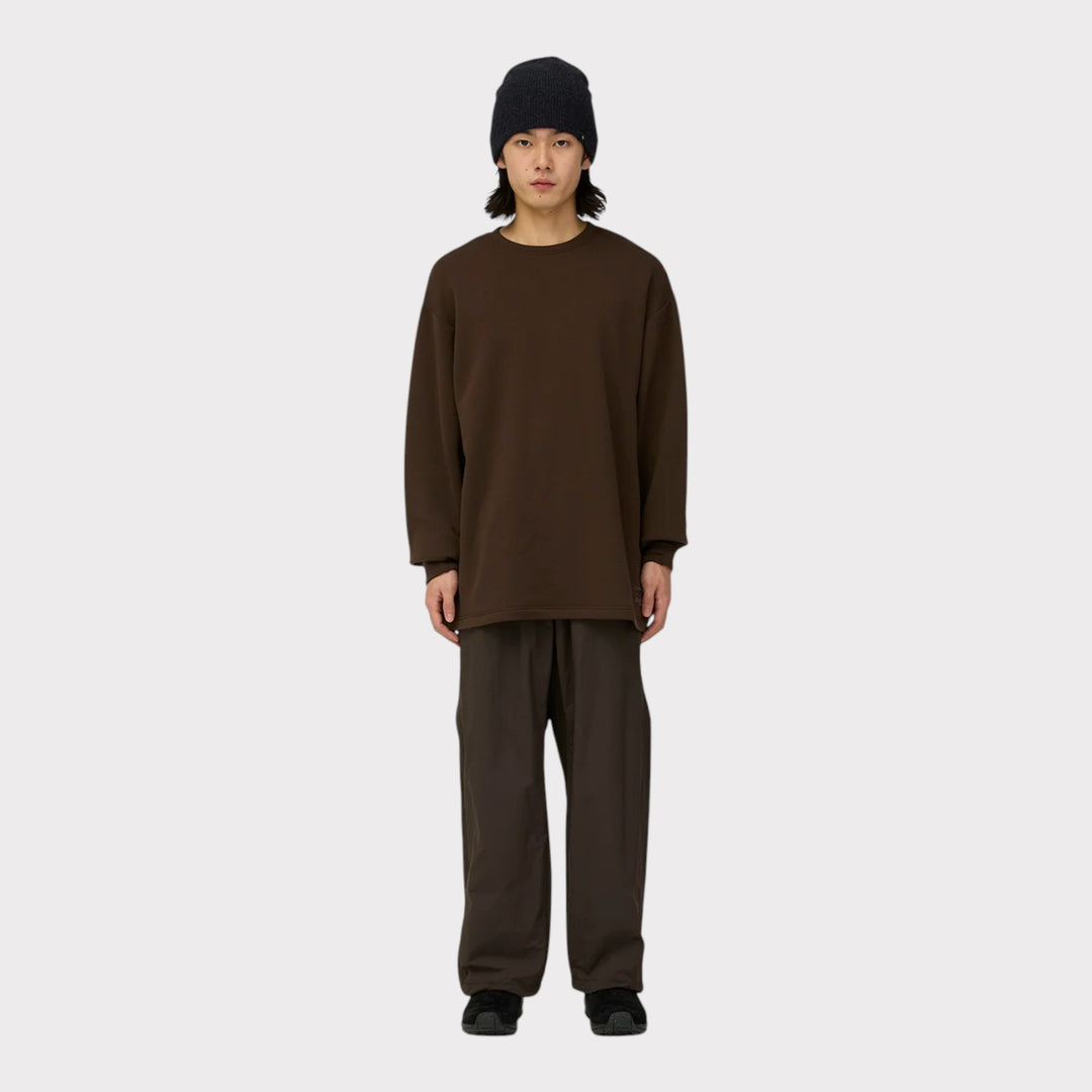 SNOW PEAK Nylon Double Rip Pants i Dark Brown