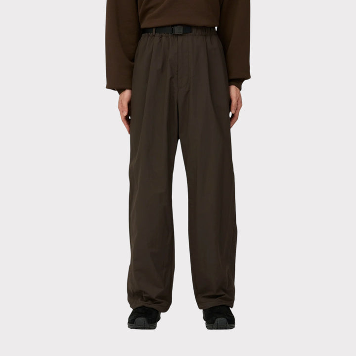 SNOW PEAK Nylon Double Rip Pants i Dark Brown