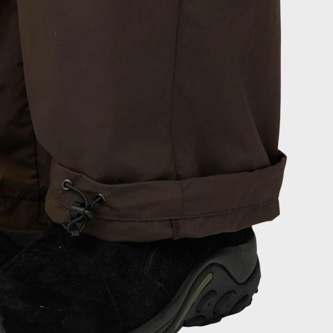 SNOW PEAK Nylon Double Rip Pants i Dark Brown