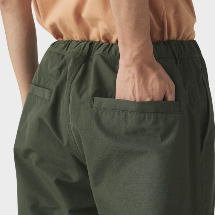 Slidstærke Takibi Ripstop bukser i sort til camping og hverdag