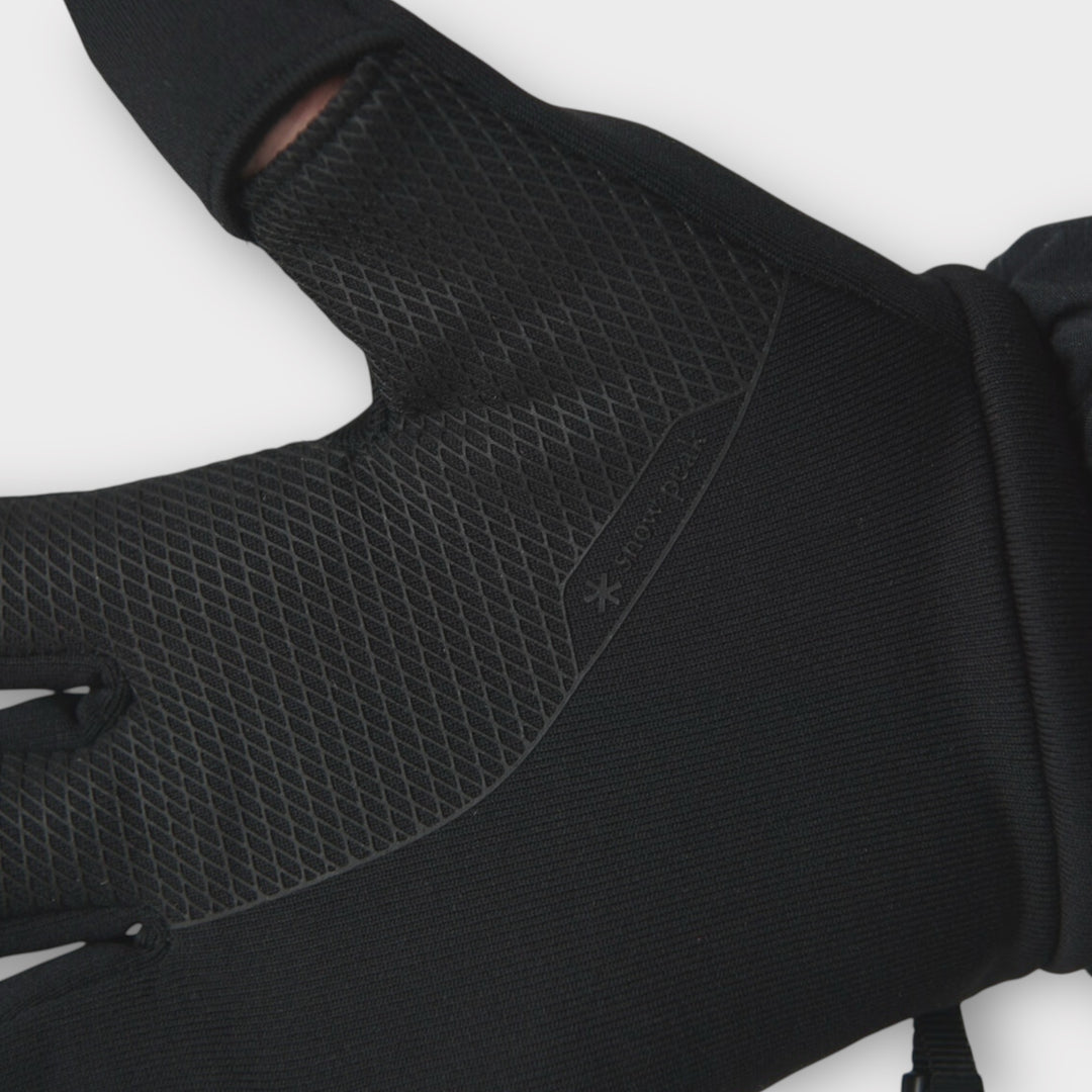 Unisex Snow Peak Polartec Power Stretch Handsker i grå