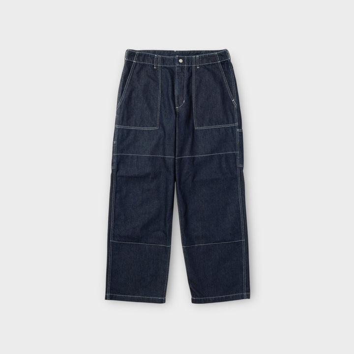 Snow Peak Takibi Denim Pants i indigo herre streetwear