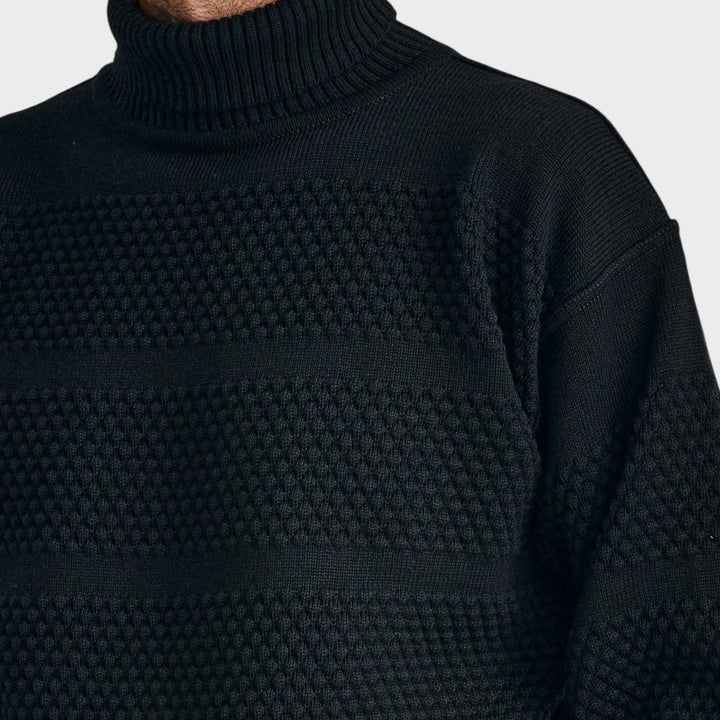 S.N.S Herning Fisherman Sweater Navy – herretrøje i høj kvalitet