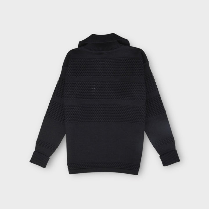 Fisherman Full Zip fra S.N.S Herning – tidløs navy sømandstrøje