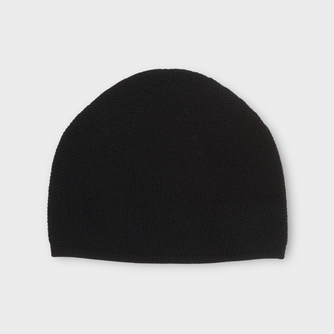 Klassisk sort beanie fra Stone Island til herrer