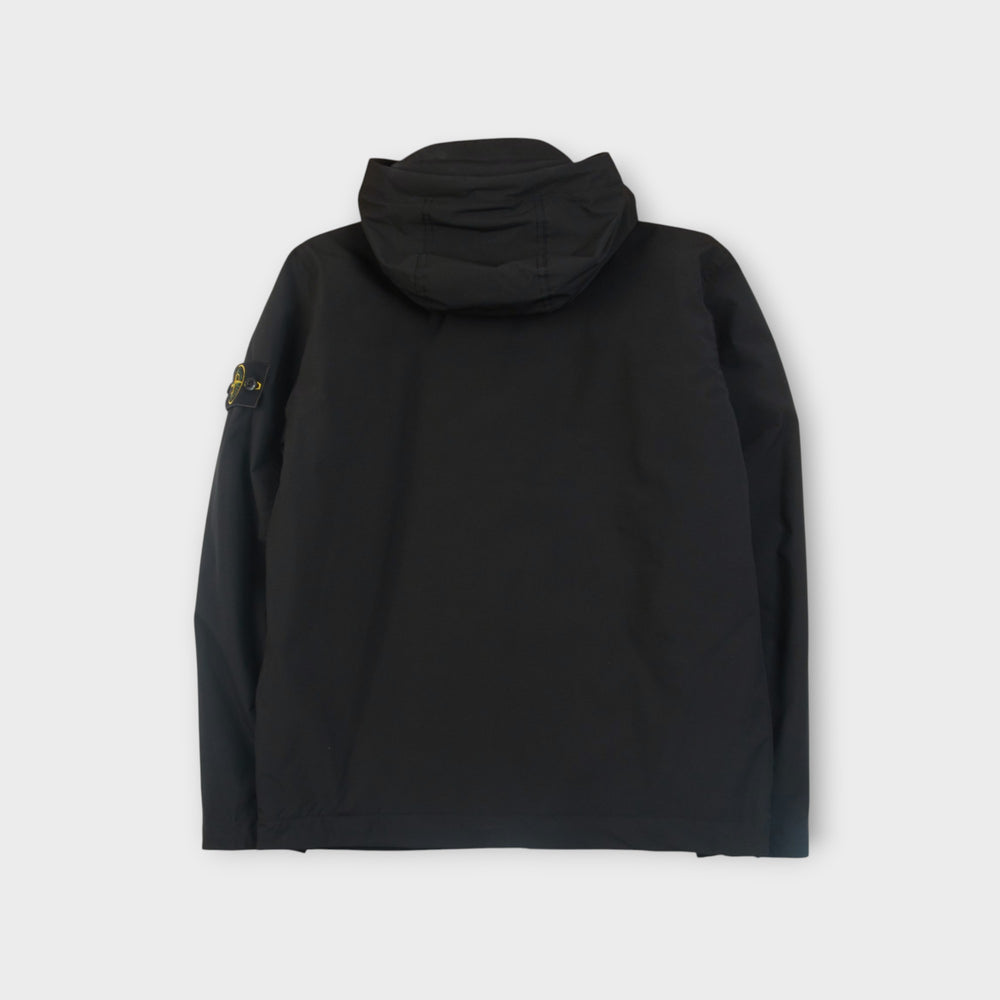Sort Stone Island softshell jakke med PrimaLoft isolering