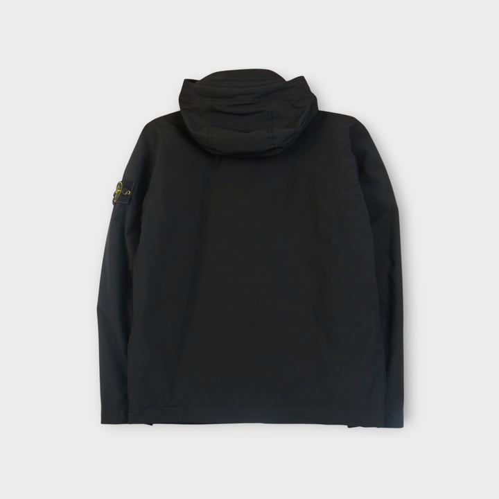Sort Stone Island softshell jakke med PrimaLoft isolering
