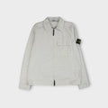 Stone Island Brushed Organic Cotton Canvas Overshirt I Sky Blue