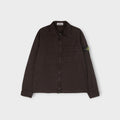 Stone Island Brushed Organic Cotton Canvas Overshirt I Black