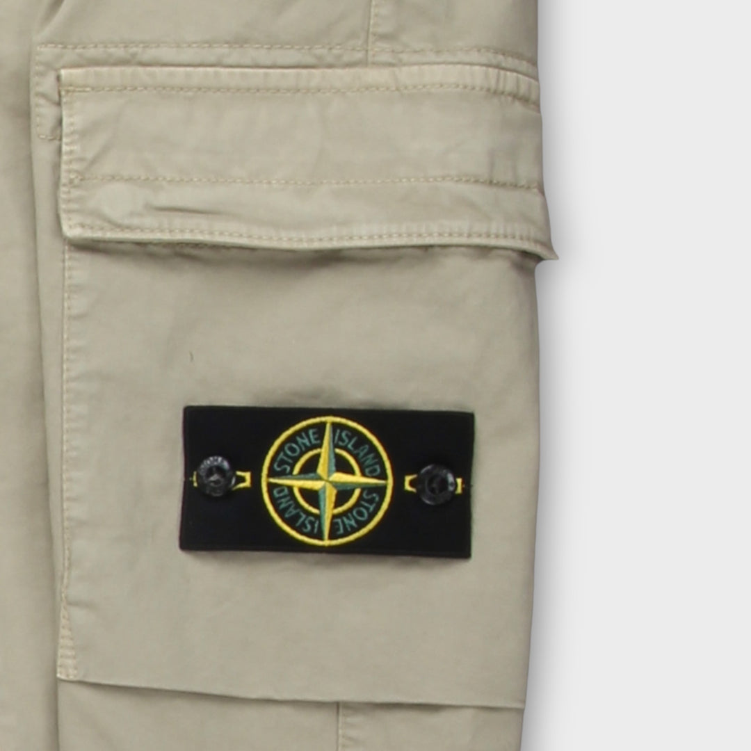 Stone Island Cotton Cargo Trousers