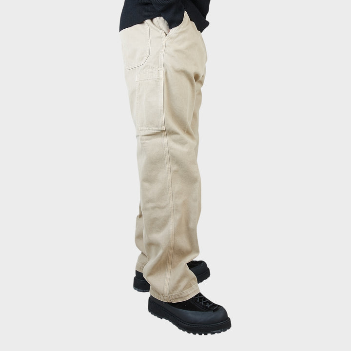 Stone Island chinos til herre i sand med afslappet pasform