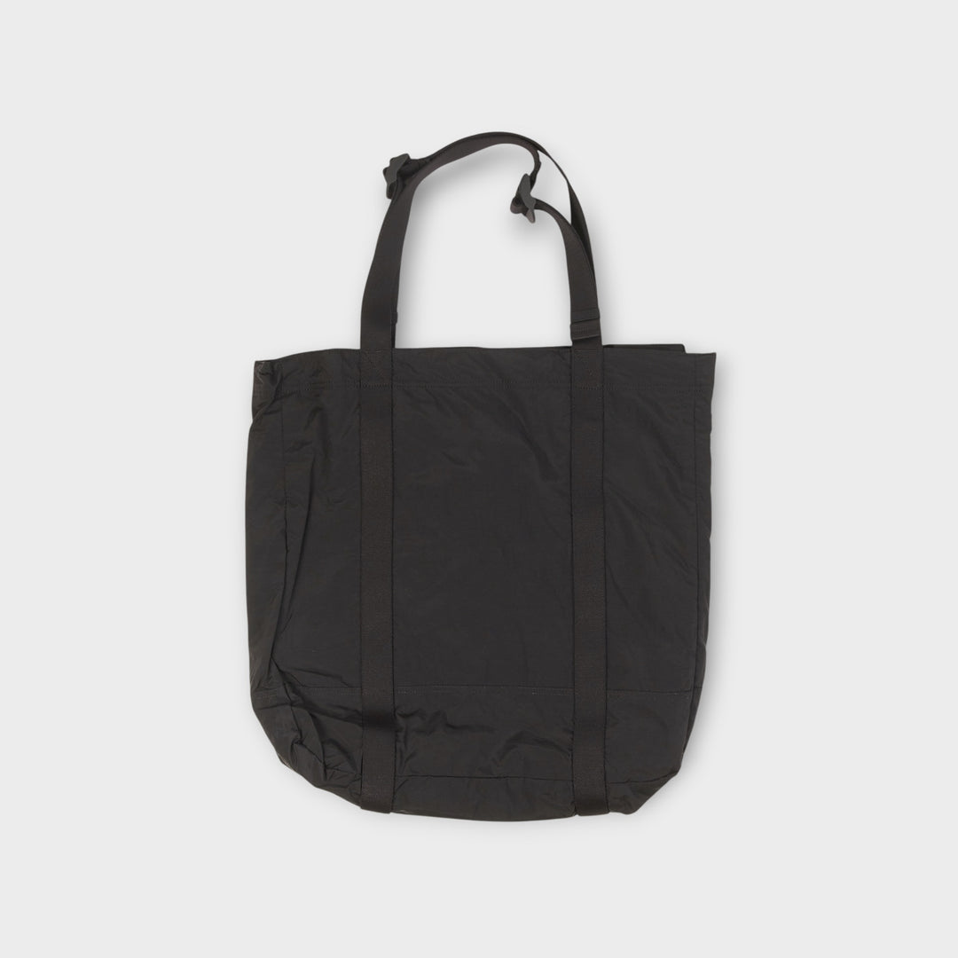 Stone Island coated ECONYL tote bag i sort
