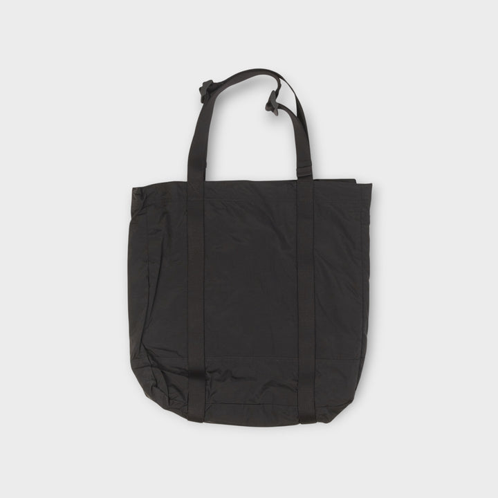 Stone Island coated ECONYL tote bag i sort
