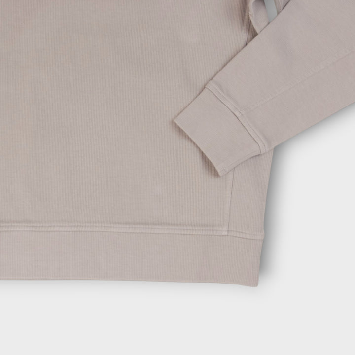 Stone Island striped sweatshirt med Compass-logo på ærmet.