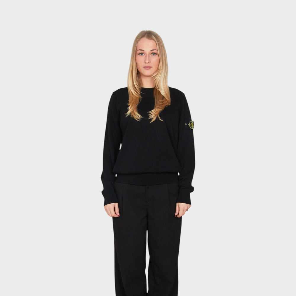 Stone Island Crewneck Jumper i Sort