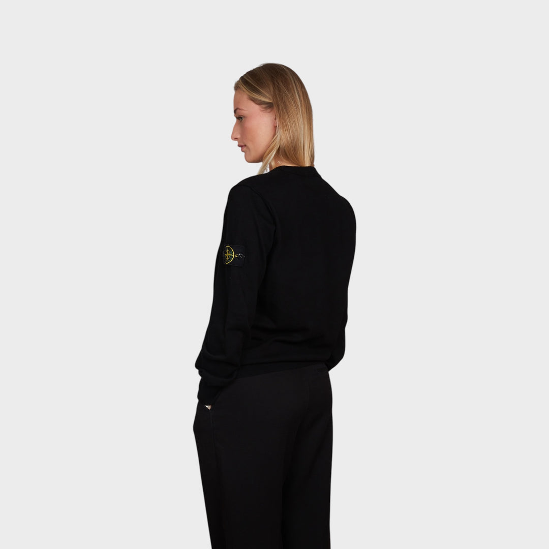 Stone Island Crewneck Jumper i Sort