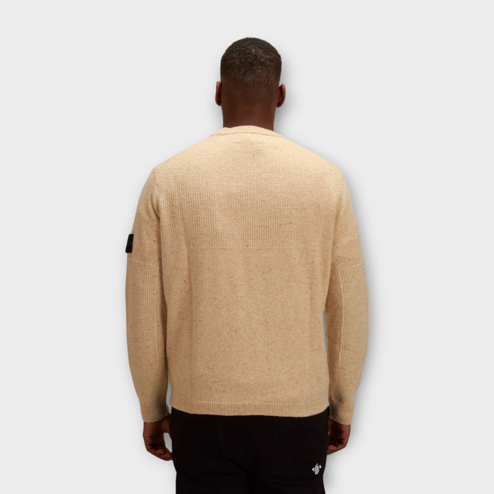 Stone Island 562B1 Pocket Knit In Sand