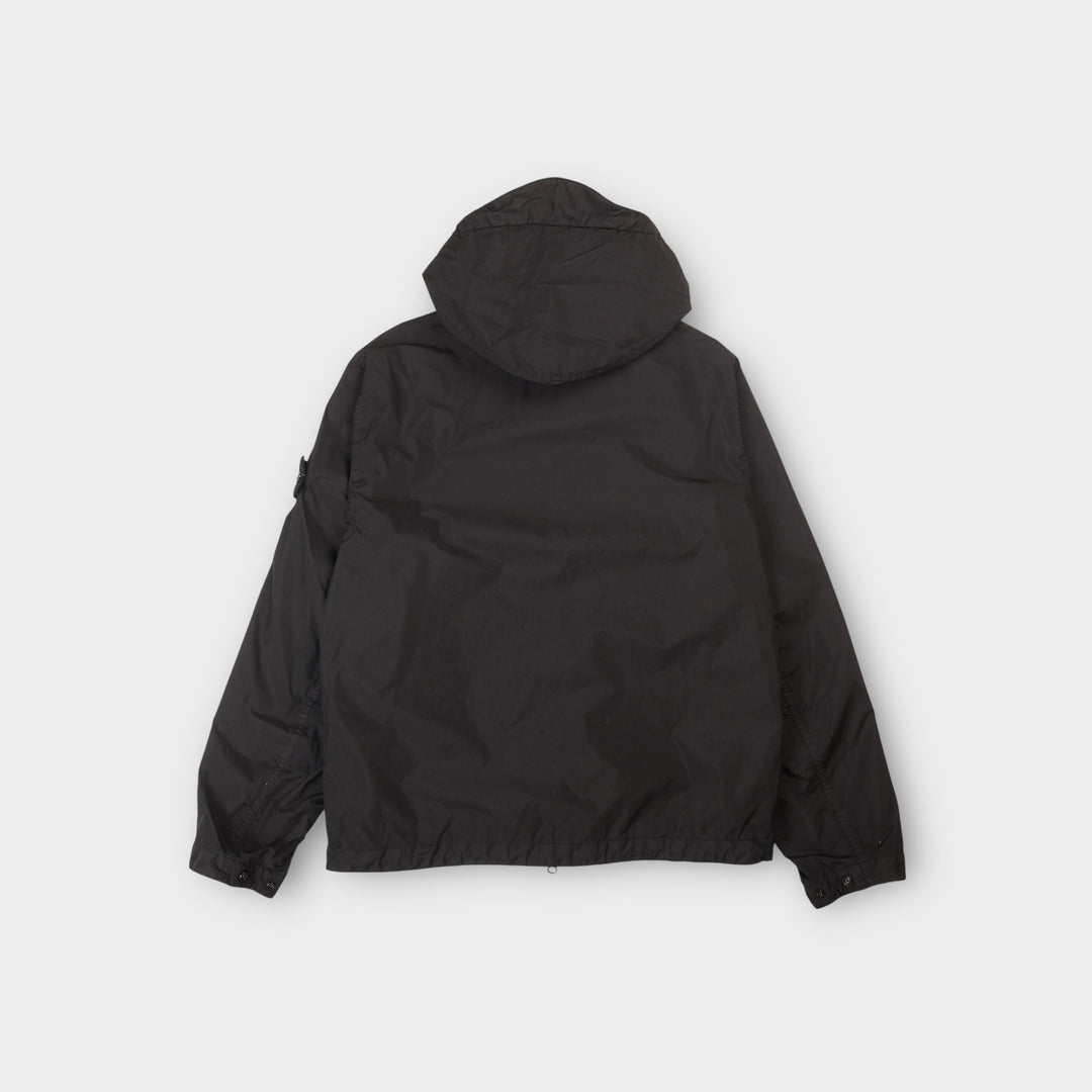 Stone Island Garment Dyed Crinkle Reps Nylon Jakke I Sort