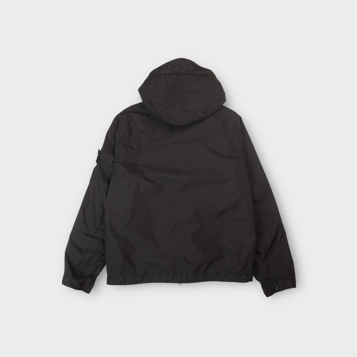 Stone Island Garment Dyed Crinkle Reps Nylon Jakke I Sort