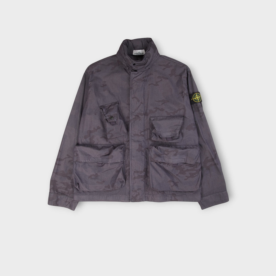 Stone Island Faded Camo Light Ripstop-TC jakke i camo