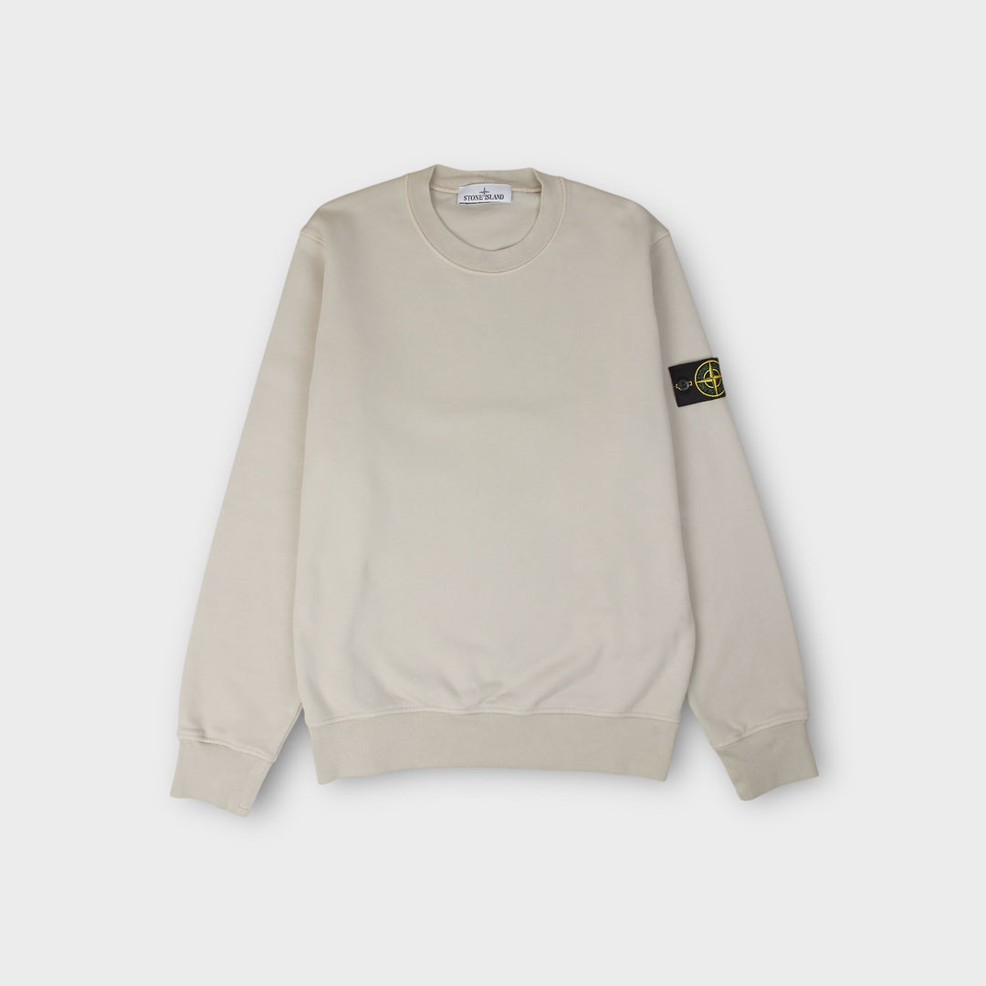 Stone Island Felpa Crewneck i Light Grey