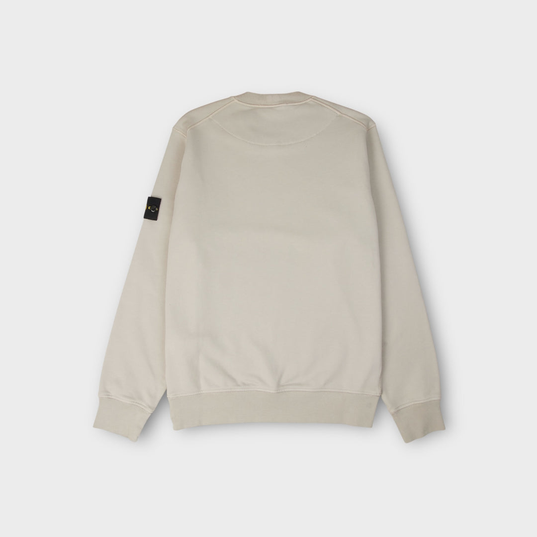 Stone Island Felpa Crewneck i Light Grey