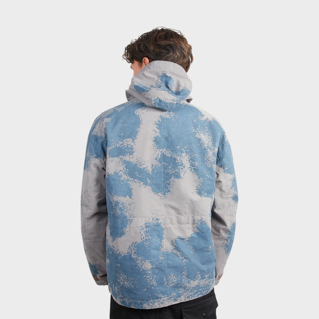 Stone Island Hand Painted David Light-TC Jakke i Grey/Blue
