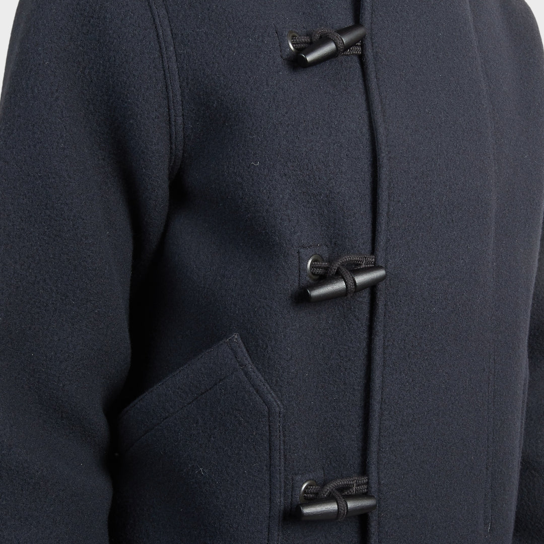 Stone Island Heavy Melton Jakke i Navy