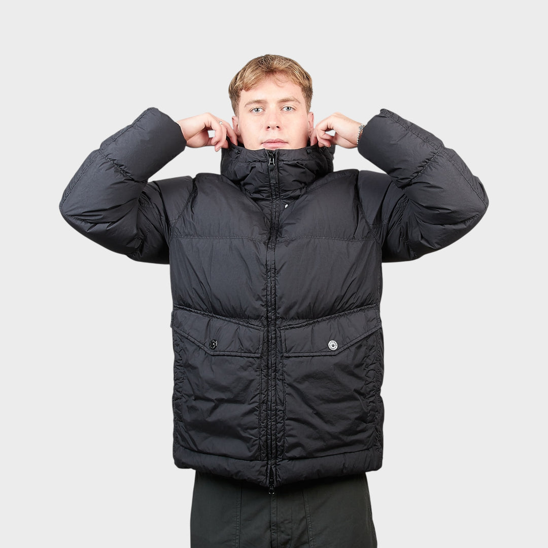 Stone Island dunjakke med RDS-certificeret fyld