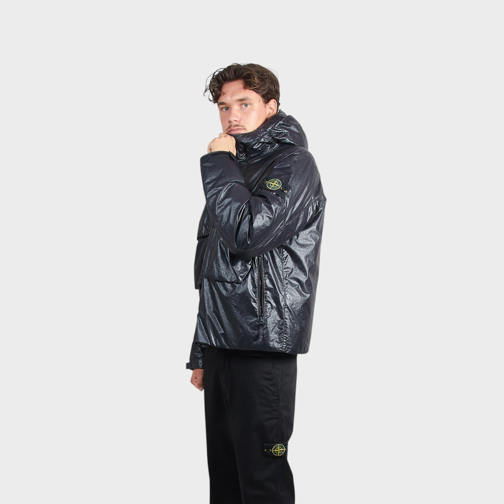 Stone Island Light Nylon 3L-TC Jakke i Sort