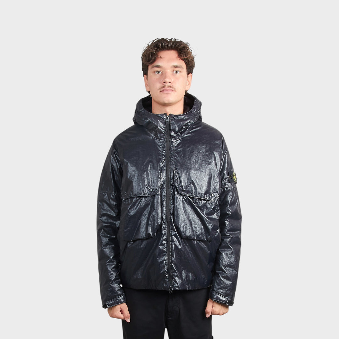 Stone Island Light Nylon 3L-TC Jakke i Sort