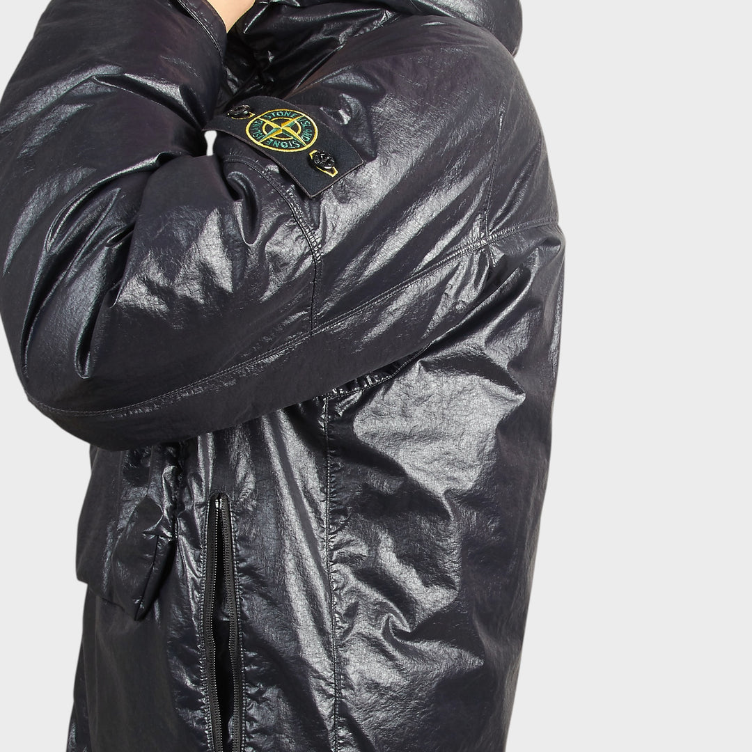 Stone Island Light Nylon 3L-TC Jakke i Sort