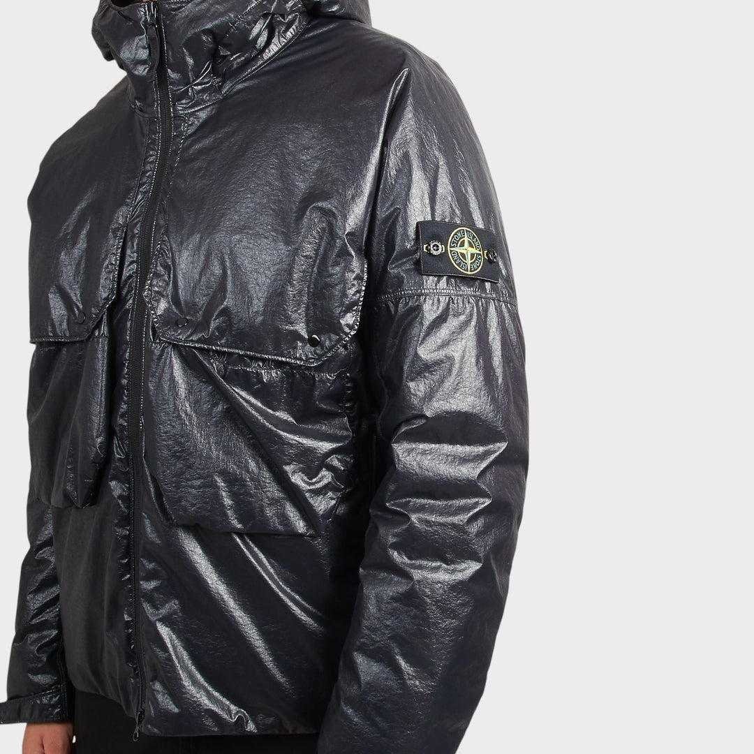 Stone Island Light Nylon 3L-TC Jakke i Sort