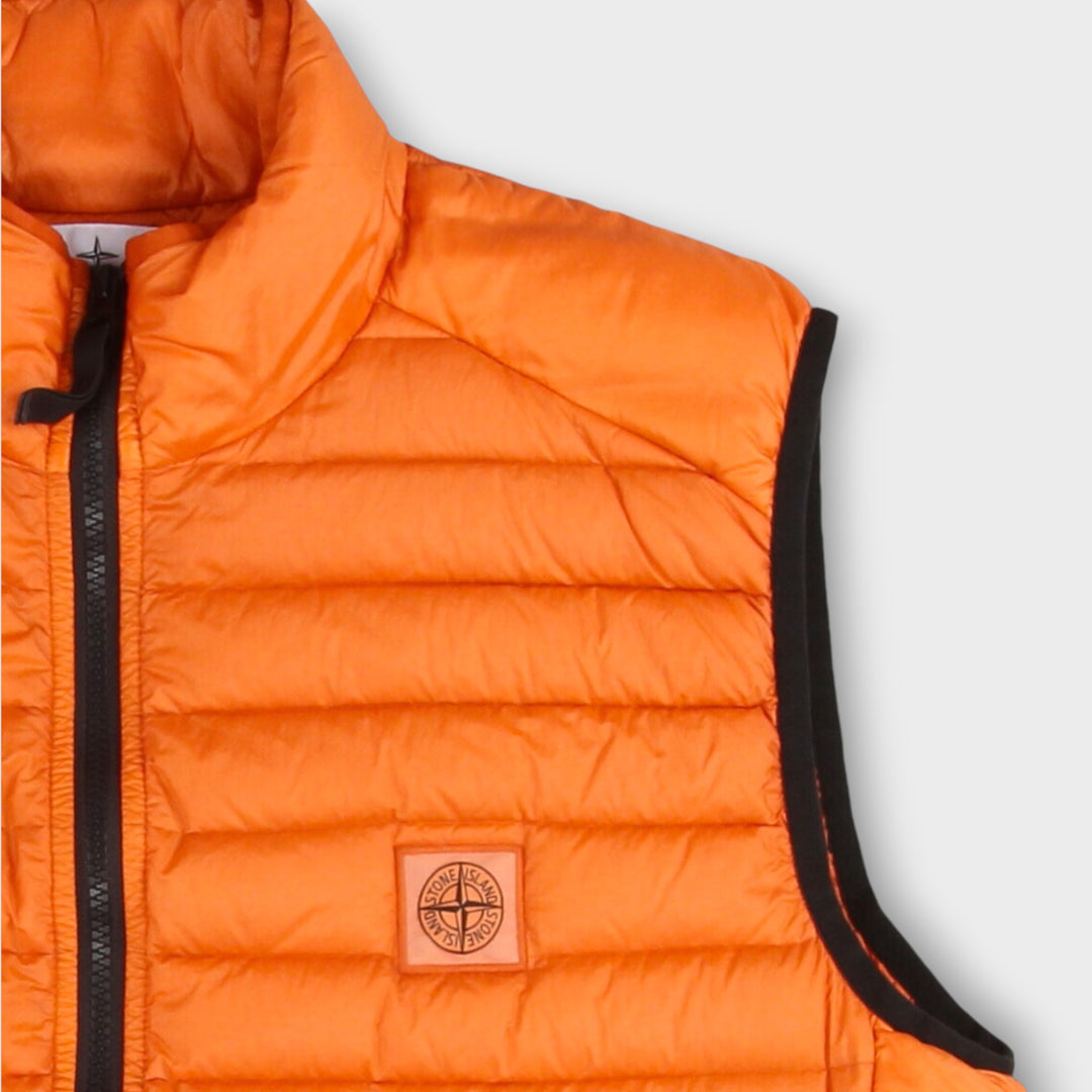 STONE ISLAND LOOM WOVEN R-NYLON DOWN-TC VEST