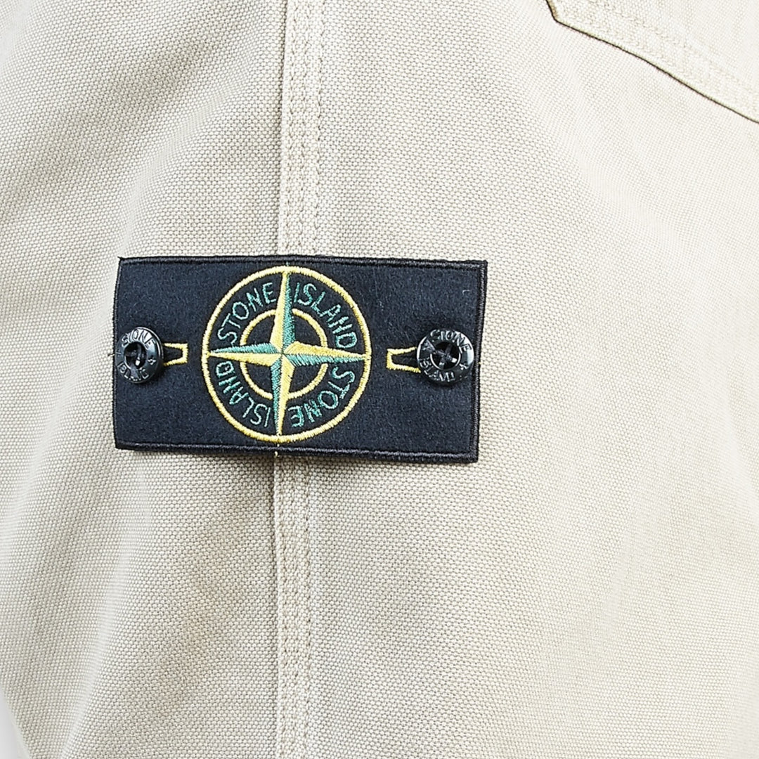 Loose fit Stone Island chinos med lynlås- og knaplukning